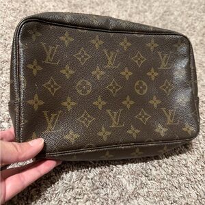Louis Vuitton Brown Monogram Toiletry Bag